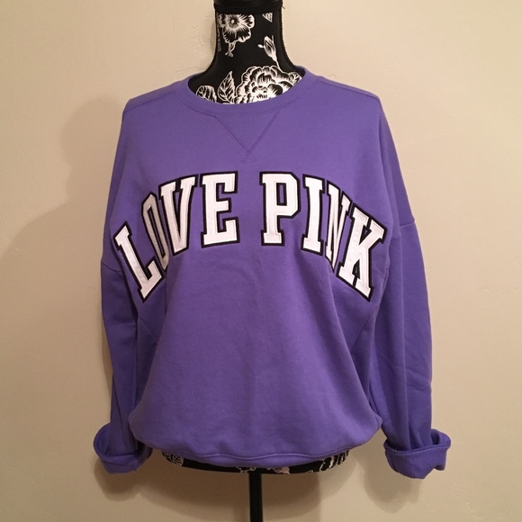 PINK Victoria's Secret Tops - Victoria's Secret PINK Crew Neck Sweatshirt